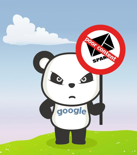 Google Panda doesn't like spam