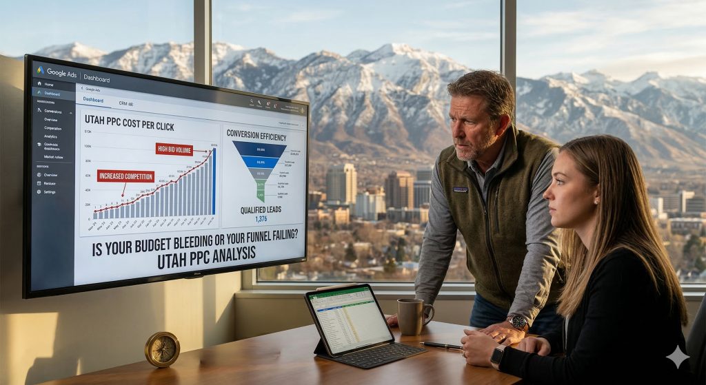 Utah company learning about their PPC campaign and how to have better conversion